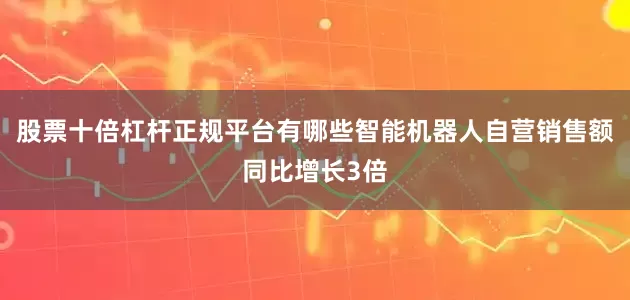 股票十倍杠杆正规平台有哪些智能机器人自营销售额同比增长3倍
