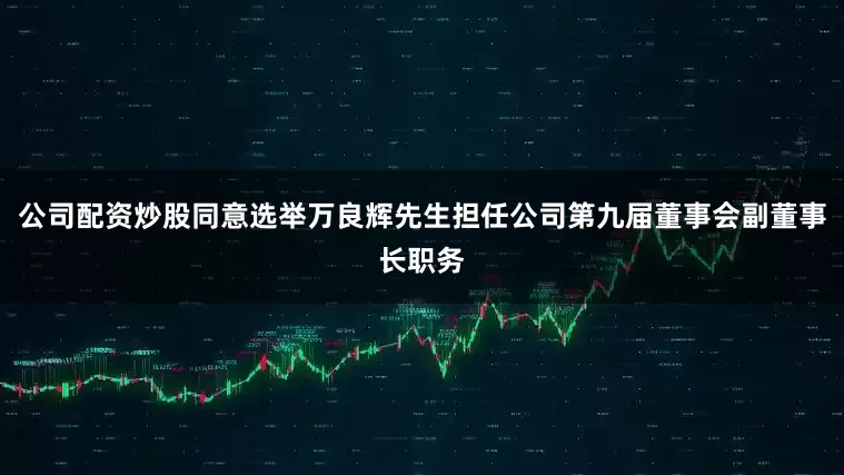 公司配资炒股同意选举万良辉先生担任公司第九届董事会副董事长职务